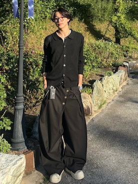 「WESTBOY（ウエストボーイ）のアイテム」を使った、Harutoさん（メンズ・180cm）の秋コーディネート