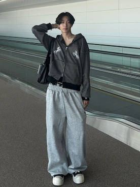 「WESTBOY（ウエストボーイ）のアイテム」を使った、Harutoさん（メンズ・180cm）の夏コーディネート