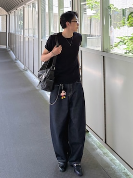 「通学コーデ」｜Harutoさん（メンズ・180cm）の夏コーディネート