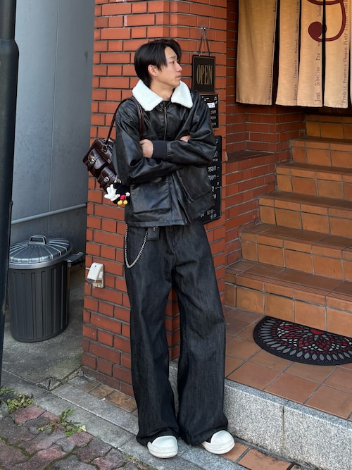 selvedge baggy denim pants/セルビッチバギーデニム（デニムパンツ