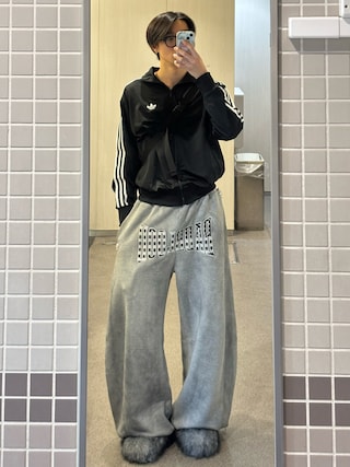 「adidas（アディダス）のアディカラー クラシックス ファイヤーバード トラックトップ / ジャージ / トラックジャケット / アディダスオリジナルス adidas Originals（ジャージ）」を使った、Harutoさん（メンズ・180cm）の春コーディネート