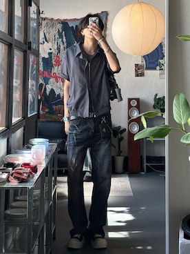 「WESTBOY（ウエストボーイ）のアイテム」を使った、Harutoさん（メンズ・180cm）の夏コーディネート