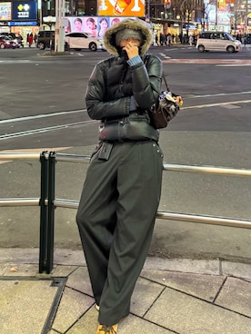 「アイテム（ダウンジャケット/コート）」を使った、Harutoさん（メンズ・180cm・20代）の秋コーディネート