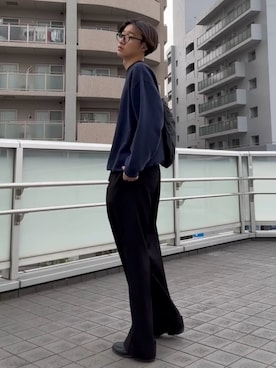 「アイテム（パンツ）」を使った、Harutoさん（メンズ・180cm・10代）の秋コーディネート
