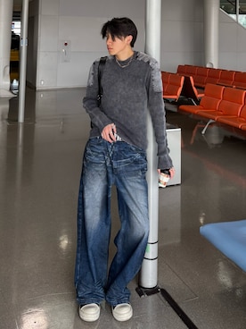 「SPINNS（スピンズ）のアイテム」を使った、Harutoさん（メンズ・180cm）の冬コーディネート