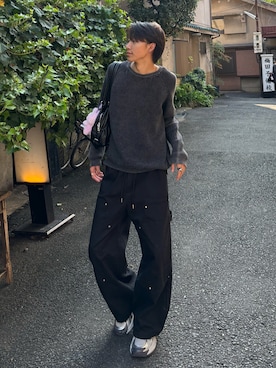 「アイテム（ウォレットチェーン）」を使った、Harutoさん（メンズ・180cm・20代）の秋コーディネート