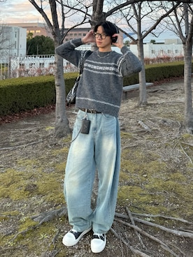 「アイテム（腕時計）」を使った、Harutoさん（メンズ・180cm・10代）の冬コーディネート