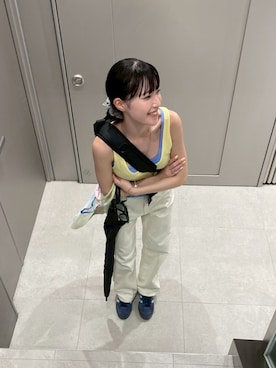 「GAP（ギャップ）のアイテム」を使った、oiiizsさん（レディース・159cm）の夏コーディネート