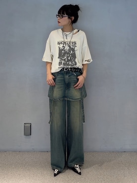 「レイヤードstyle」｜TOAさん（レディース・156cm）の夏コーディネート