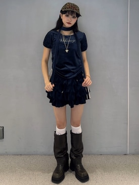 「アイテム（セットアップ）」を使った、TOAさん（レディース・156cm）の夏コーディネート