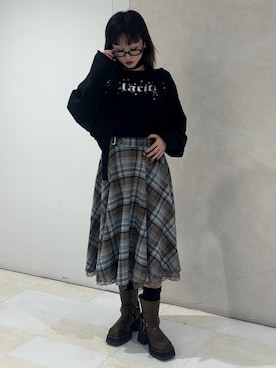 「アイテム（セットアップ）」を使った、TOAさん（レディース・156cm）の冬コーディネート