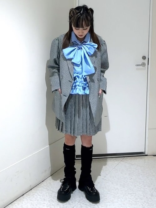 ニーレングスプリーツスカート【セットアップ対応】（スカート