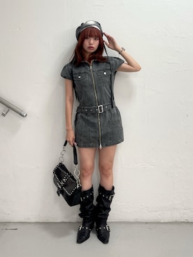 MOMOさん(レディース・160cm)の夏コーディネート