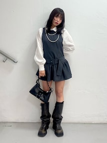 シャツドッキングミニワンピース｜ジュエティ（jouetie）公式通販