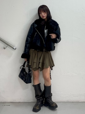 MOMOさん（レディース・160cm）の冬コーディネート