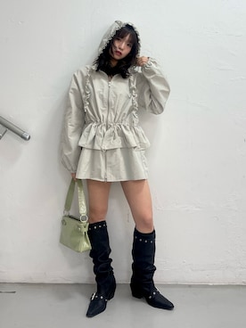 MOMOさん（レディース・160cm）の冬コーディネート