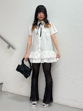 「jouetie（ジュエティ）のアイテム」を使った、MOMOさん（骨格ウェーブ・レディース・160cm）の春コーディネート