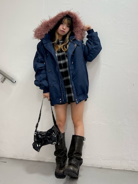 MOMOさん（レディース・160cm）の秋コーディネート