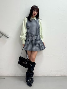 シャツドッキングミニワンピース｜ジュエティ（jouetie）公式通販