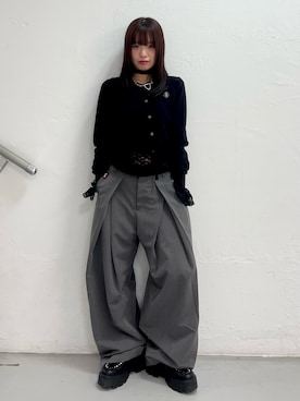 MOMOさん（レディース・160cm）の冬コーディネート