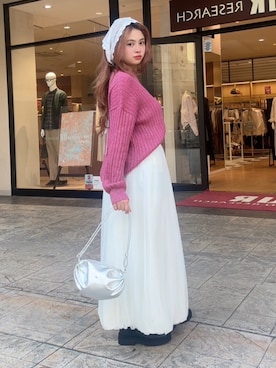 「アイテム（その他ヘアアクセサリー）」を使った、Princessさん（レディース・156cm）の秋コーディネート