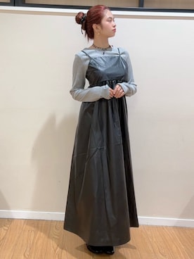 「アイテム（ヘアゴム）」を使った、Princessさん（レディース・156cm）の秋コーディネート