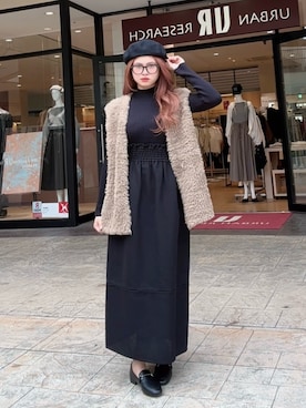 「アイテム（メガネ）」を使った、Princessさん（レディース・156cm）の秋コーディネート