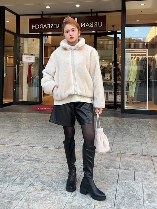 セール】ハーフレザーパンツ（その他パンツ）｜ITEMS URBANRESEARCH