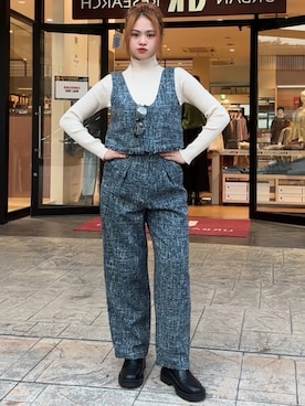 「アイテム（セットアップ）」を使った、Princessさん（レディース・156cm）の秋コーディネート