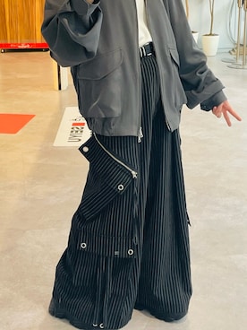 「SOCCE（ソーシー）のアイテム」を使った、Yukiさん（レディース・156cm）の春コーディネート