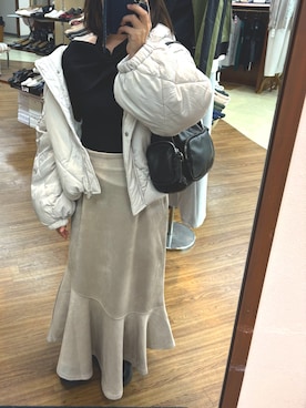 「FUN（ファン）のアイテム」を使った、momoko555さん（レディース・146cm）の春コーディネート