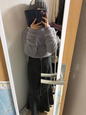 「SpRay PREMIUM（スプレイプレミアム）のアイテム」を使った、momoko555さん（レディース・146cm）の冬コーディネート