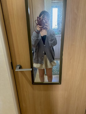 「coca（coca）（コカ）のアイテム（トップス）」を使った、momoko555さん（レディース・146cm）の秋コーディネート