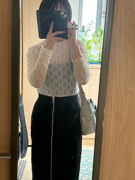 「アイテム（その他トップス）」を使った、momoko555さん（レディース・147cm・20代）の秋コーディネート