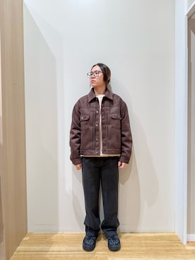 「アイテム（パンツ）」を使った、YUANさん（メンズ・168cm）の秋コーディネート