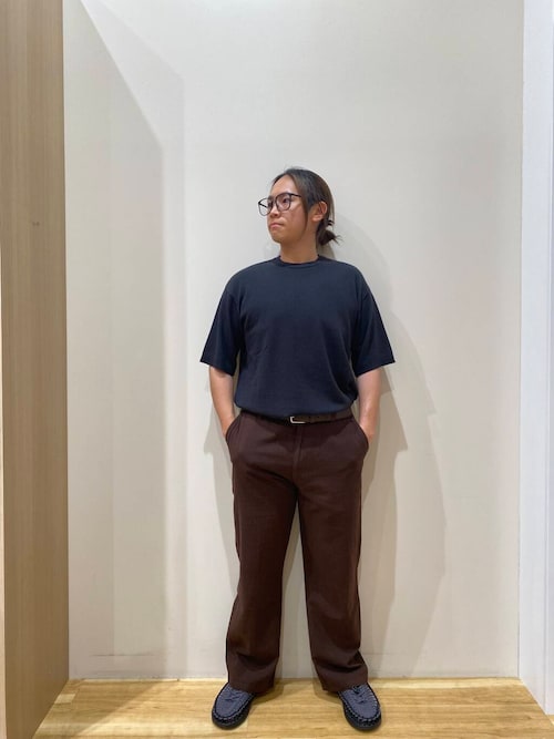 『セットアップ対応』天然素材リネンコットンウエストイージーパンツ