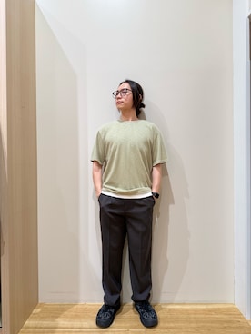「ITEMS URBANRESEARCH（アイテムズ アーバンリサーチ）のアイテム」を使った、YUANさん（メンズ・168cm）の春コーディネート