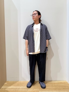 「接触冷感」｜YUANさん（メンズ・168cm）の夏コーディネート