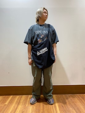 「ITEMS URBANRESEARCH（アイテムズ アーバンリサーチ）のアイテム（アクセサリー）」を使った、YUANさん（メンズ・168cm）の夏コーディネート