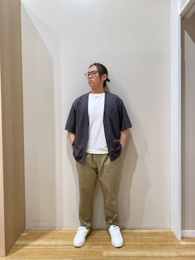「ウエストがゴム」｜YUANさん（メンズ・168cm）の夏コーディネート