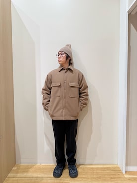 「アイテム（ジャケット/アウター）」を使った、YUANさん（メンズ・168cm）の冬コーディネート