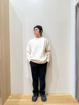 「アイテム（帽子）」を使った、YUANさん（メンズ・168cm）の冬コーディネート