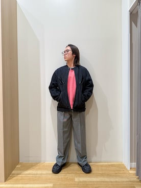 「アイテム（ジャケット/アウター）」を使った、YUANさん（メンズ・168cm）の秋コーディネート