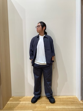 「アイテム（Tシャツ/カットソー）」を使った、YUANさん（メンズ・168cm）の秋コーディネート