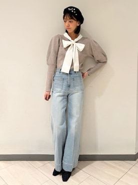 LILY BROWNさん（レディース・160cm）の冬コーディネート