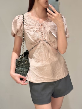 LILY BROWNさん（レディース・156cm）の夏コーディネート