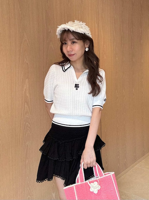 【LILY BROWN×MARY QUANT】デイジーモチーフキャスケット LILY BROWN×MARY QUANT】デイジーモチーフキャスケット(ベレー帽