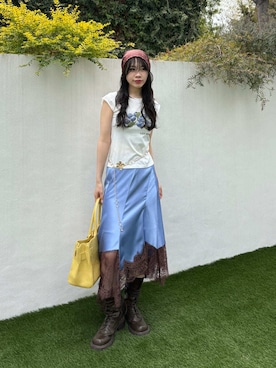 「LILY BROWN（リリーブラウン）のアイテム」を使った、LILY BROWNさん（レディース・160cm）の春コーディネート