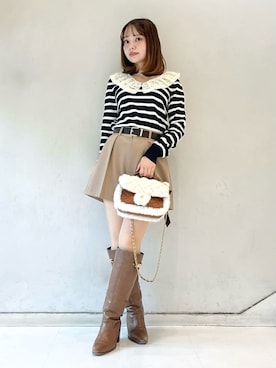 LILY BROWNさん（レディース・148cm）の冬コーディネート