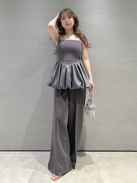 「LILY BROWN（リリーブラウン）のアイテム（バッグ）」を使った、LILY BROWNさん（レディース・150cm）の夏コーディネート